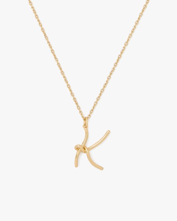 Kate Spade Initial Script K Pendant