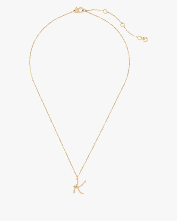 Kate Spade Initial Script K Pendant