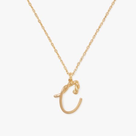 Kate Spade Initial Script C Pendant