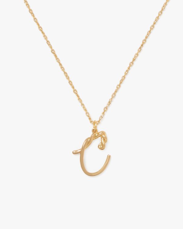 Kate Spade Initial Script C Pendant
