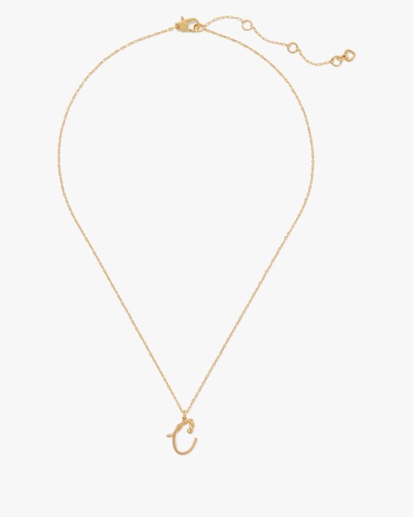 Kate Spade Initial Script C Pendant