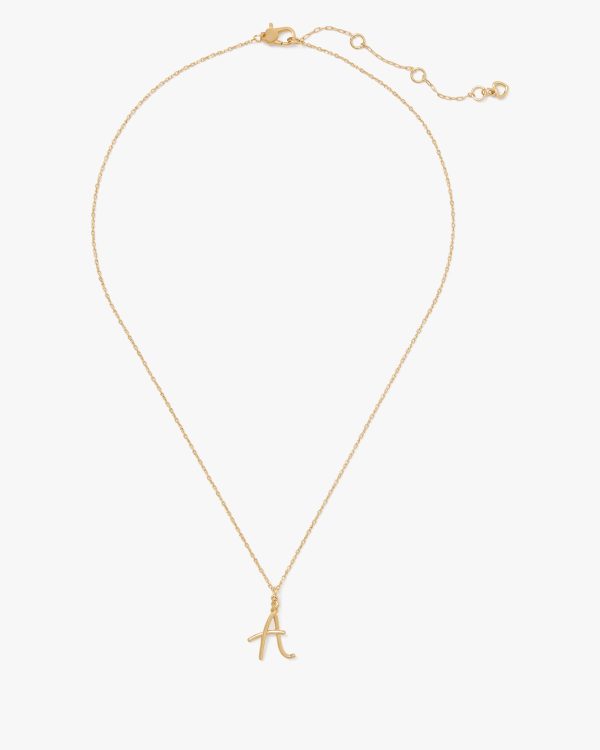 Kate Spade Initial Script A Pendant