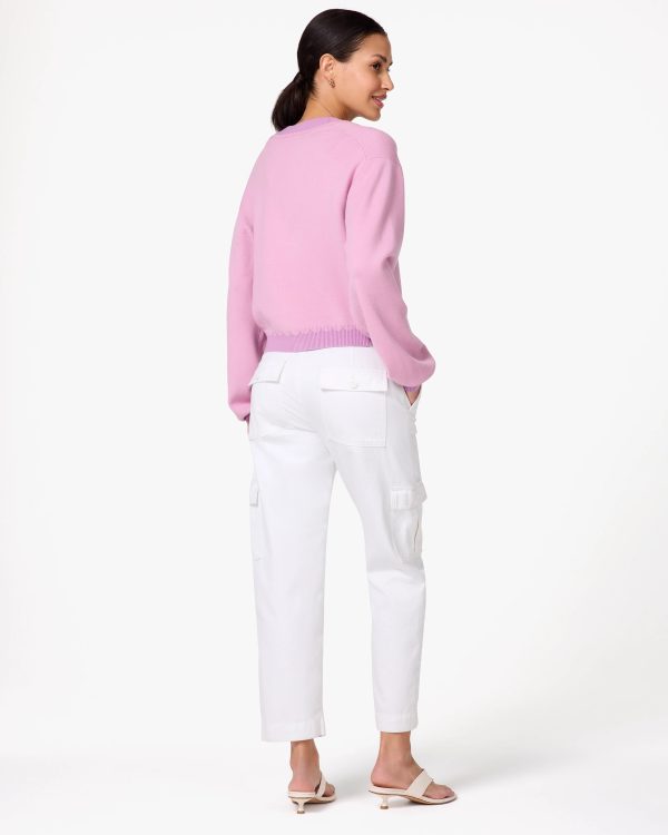 Kate Spade Scallop Spade Logo Cardigan