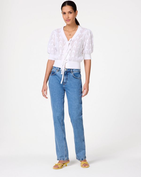 Kate Spade Bow Lace Knit Cardigan