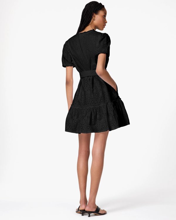 Kate Spade Floral Eyelet Mini Shirt Dress
