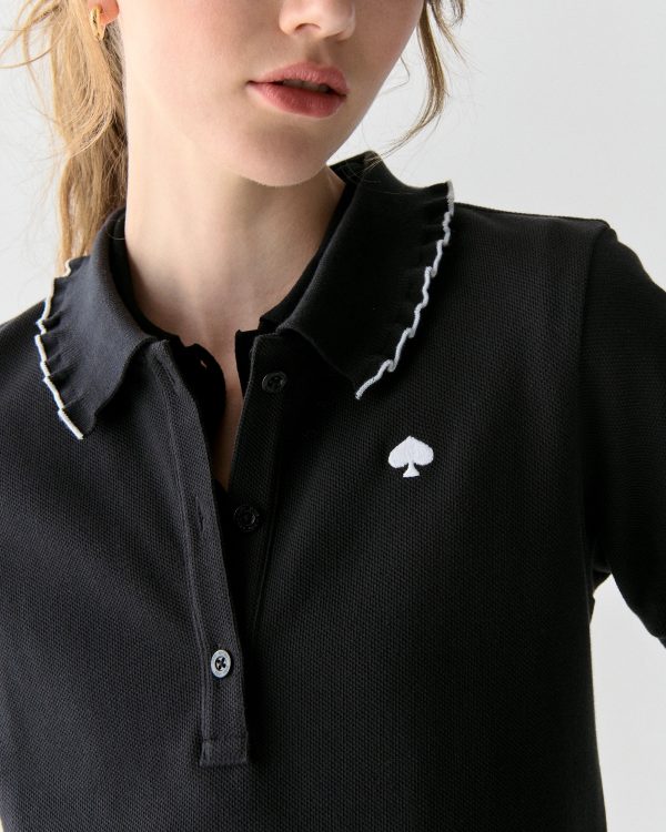 Kate Spade Ruffle Logo Polo Dress