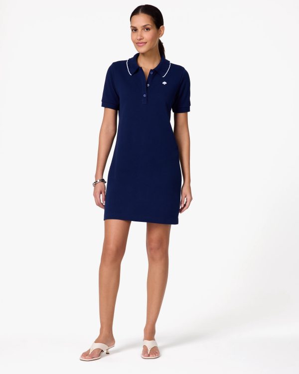 Kate Spade Ruffle Logo Polo Dress