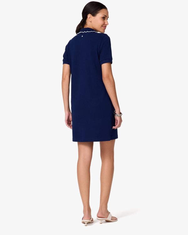 Kate Spade Ruffle Logo Polo Dress