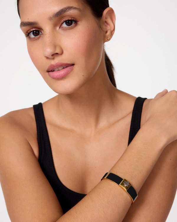 Kate Spade Phoebe Enamel Turnlock Bangle