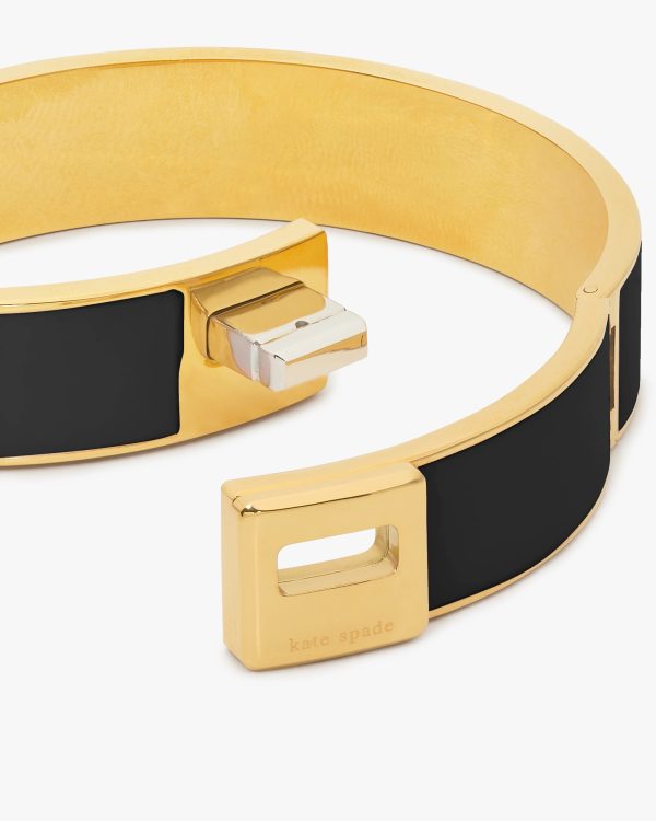 Kate Spade Phoebe Enamel Turnlock Bangle