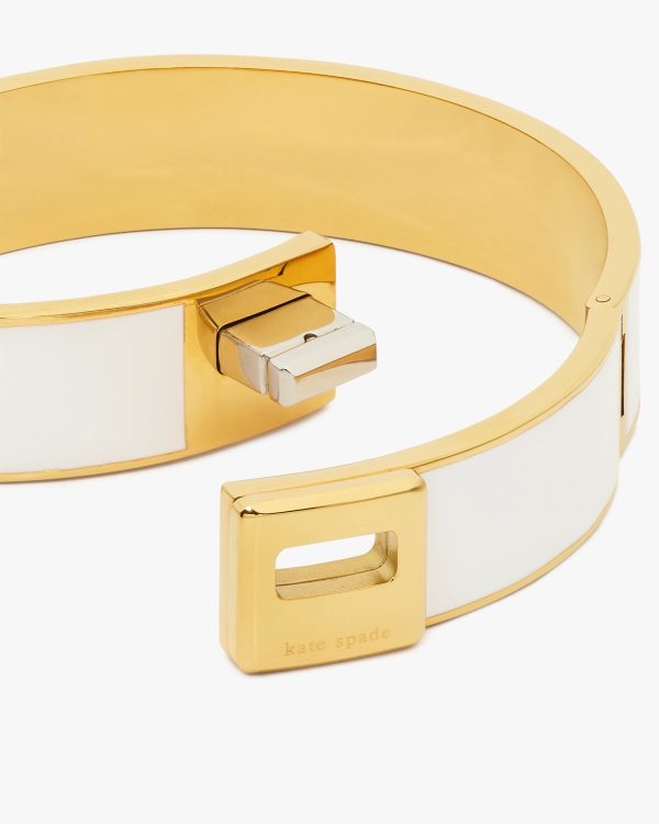 Kate Spade Phoebe Enamel Turnlock Bangle