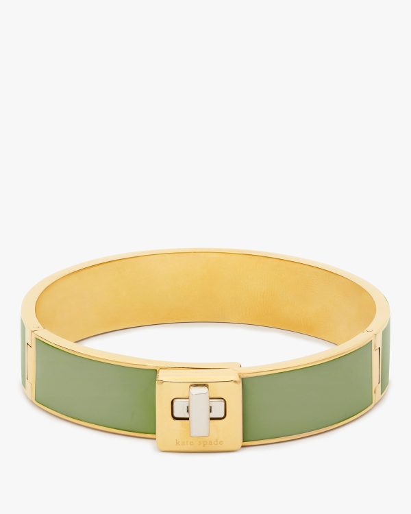 Kate Spade Phoebe Enamel Turnlock Bangle
