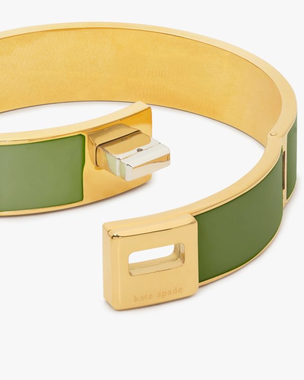 Kate Spade Phoebe Enamel Turnlock Bangle