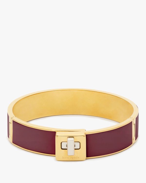 Kate Spade Phoebe Enamel Turnlock Bangle