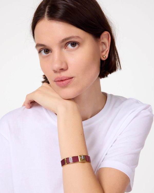 Kate Spade Phoebe Enamel Turnlock Bangle