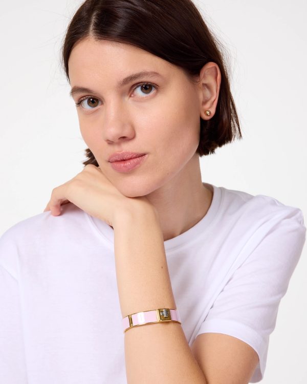 Kate Spade Phoebe Enamel Turnlock Bangle