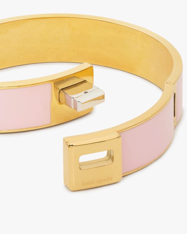 Kate Spade Phoebe Enamel Turnlock Bangle