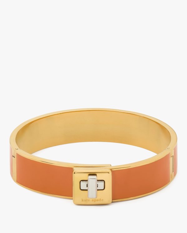 Kate Spade Phoebe Enamel Turnlock Bangle