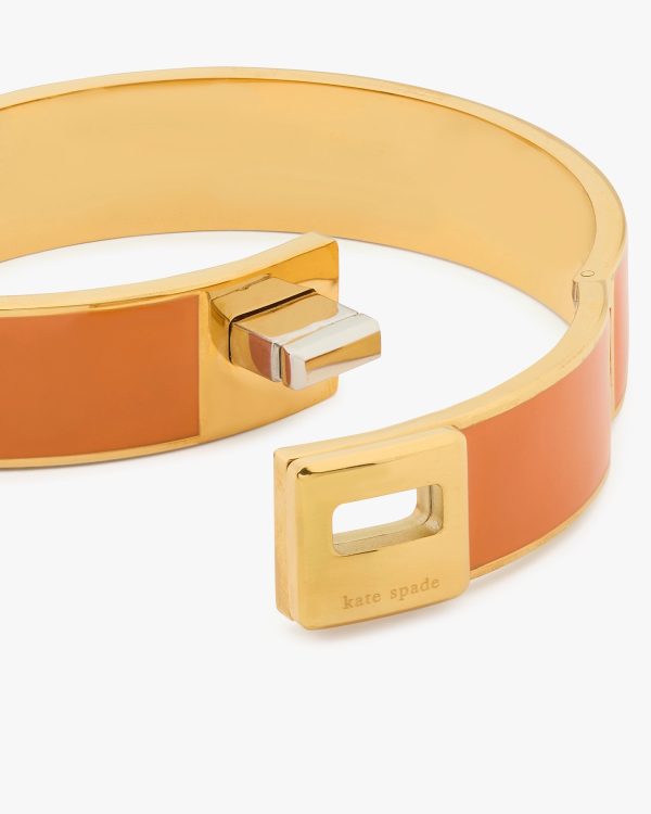Kate Spade Phoebe Enamel Turnlock Bangle