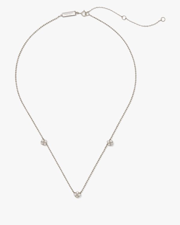 Kate Spade Fine Time To Shine Diamond Flower Necklace
