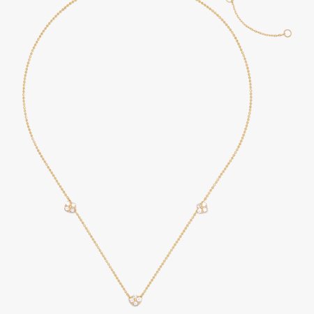 Kate Spade Fine Time To Shine Diamond Flower Necklace