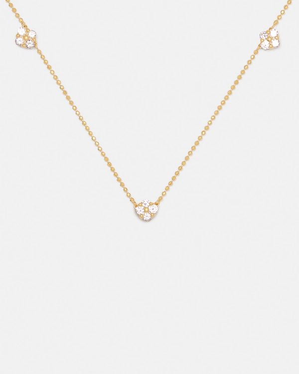 Kate Spade Fine Time To Shine Diamond Flower Necklace