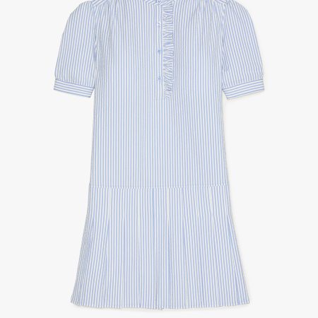 Kate Spade Seersucker Pleated Shirt Dress