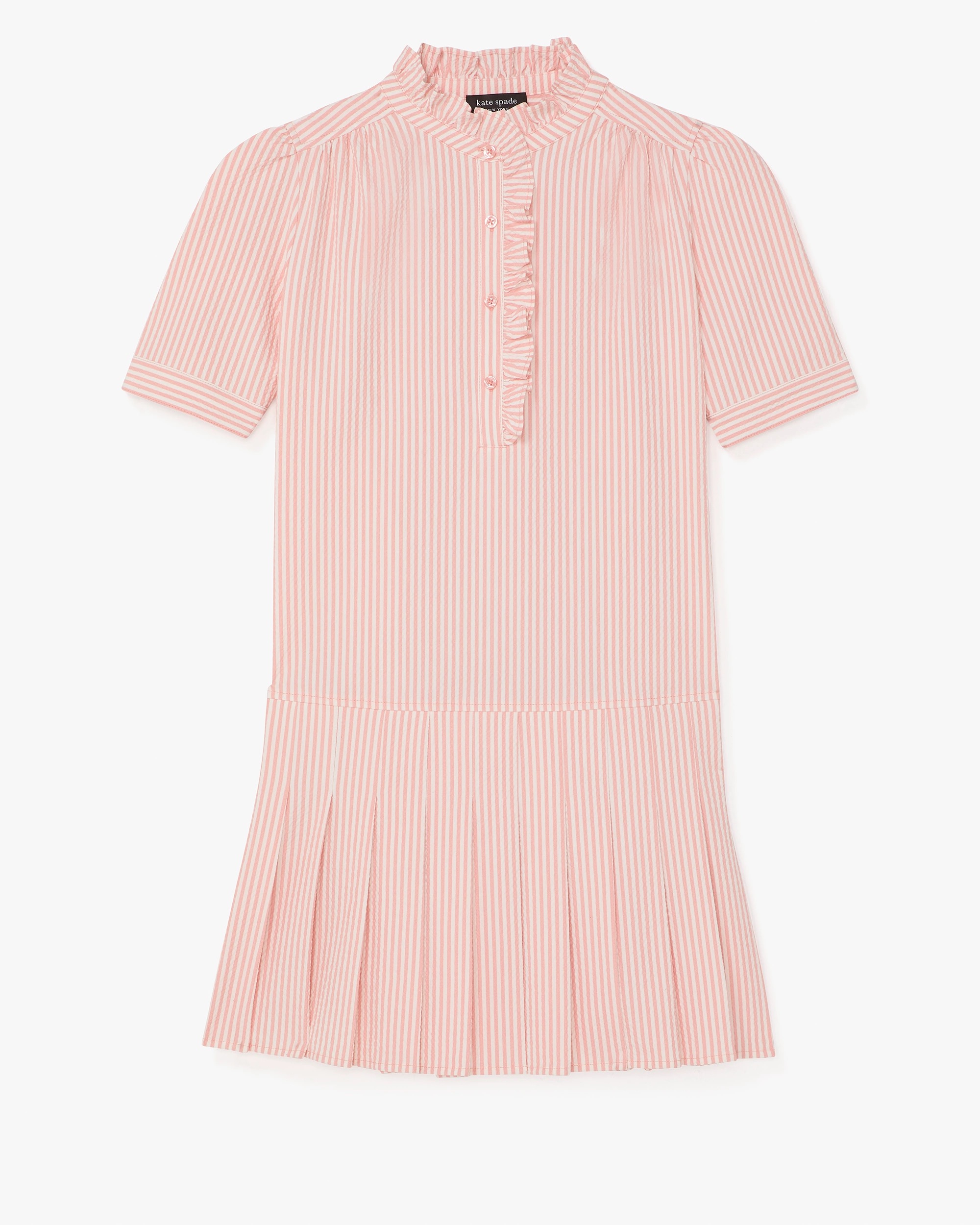 Kate Spade Seersucker Pleated Shirt Dress - Image 7