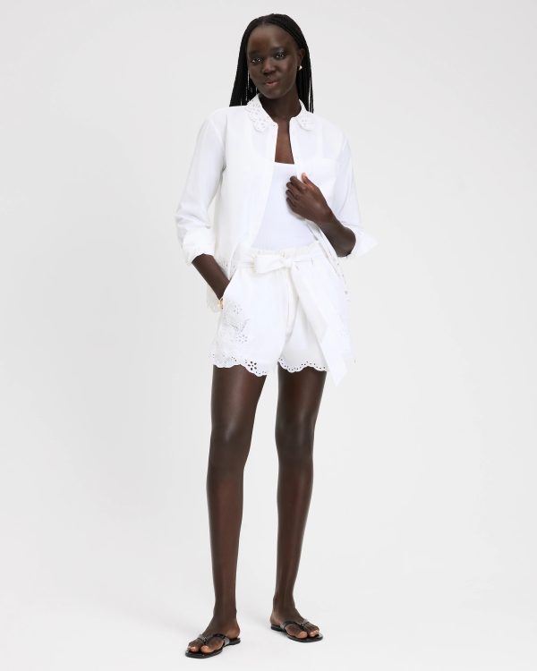 Kate Spade Floral Embroidered Shorts