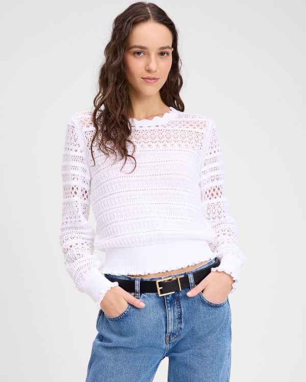 Kate Spade Scallop Lace Sweater