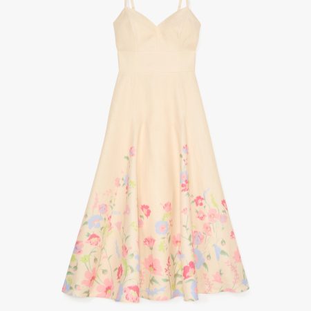 Kate Spade Whimsical Garden Midi Dress