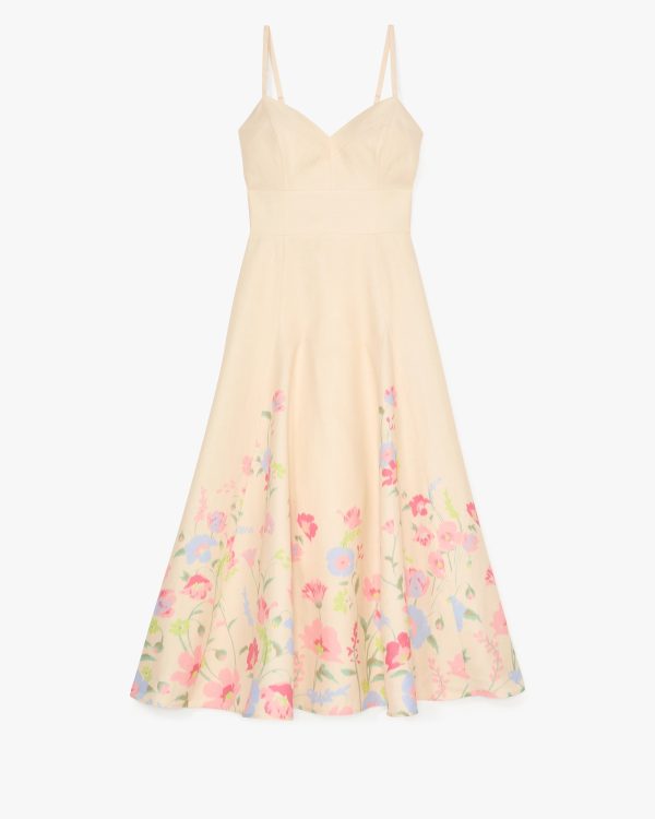 Kate Spade Whimsical Garden Midi Dress