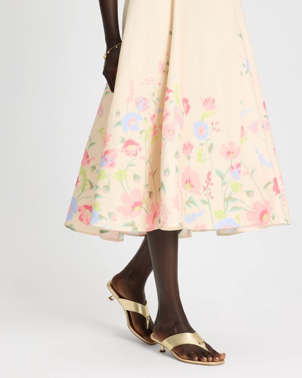 Kate Spade Whimsical Garden Midi Dress