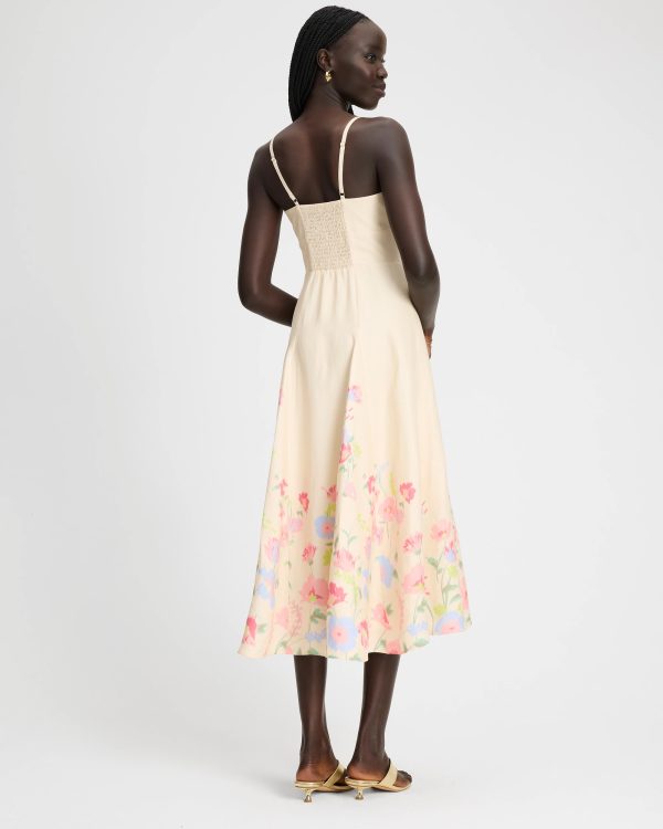 Kate Spade Whimsical Garden Midi Dress