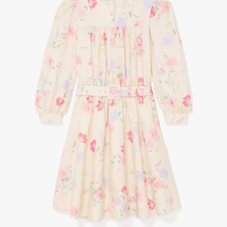 Kate Spade Whimsical Garden Belted Shirt Dress