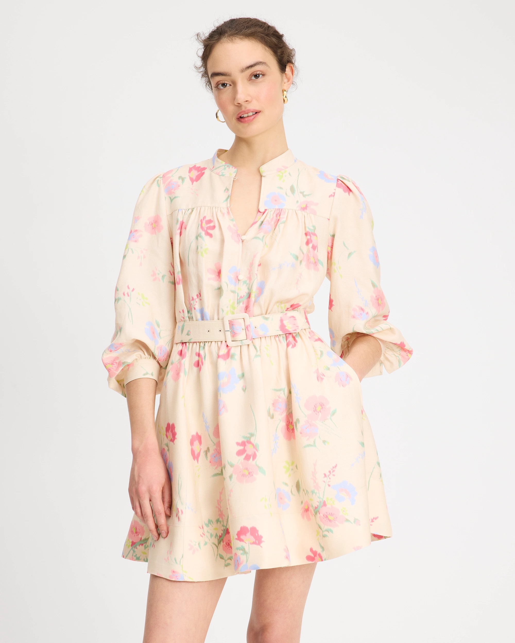 Kate Spade Whimsical Garden Belted Shirt Dress - Image 2