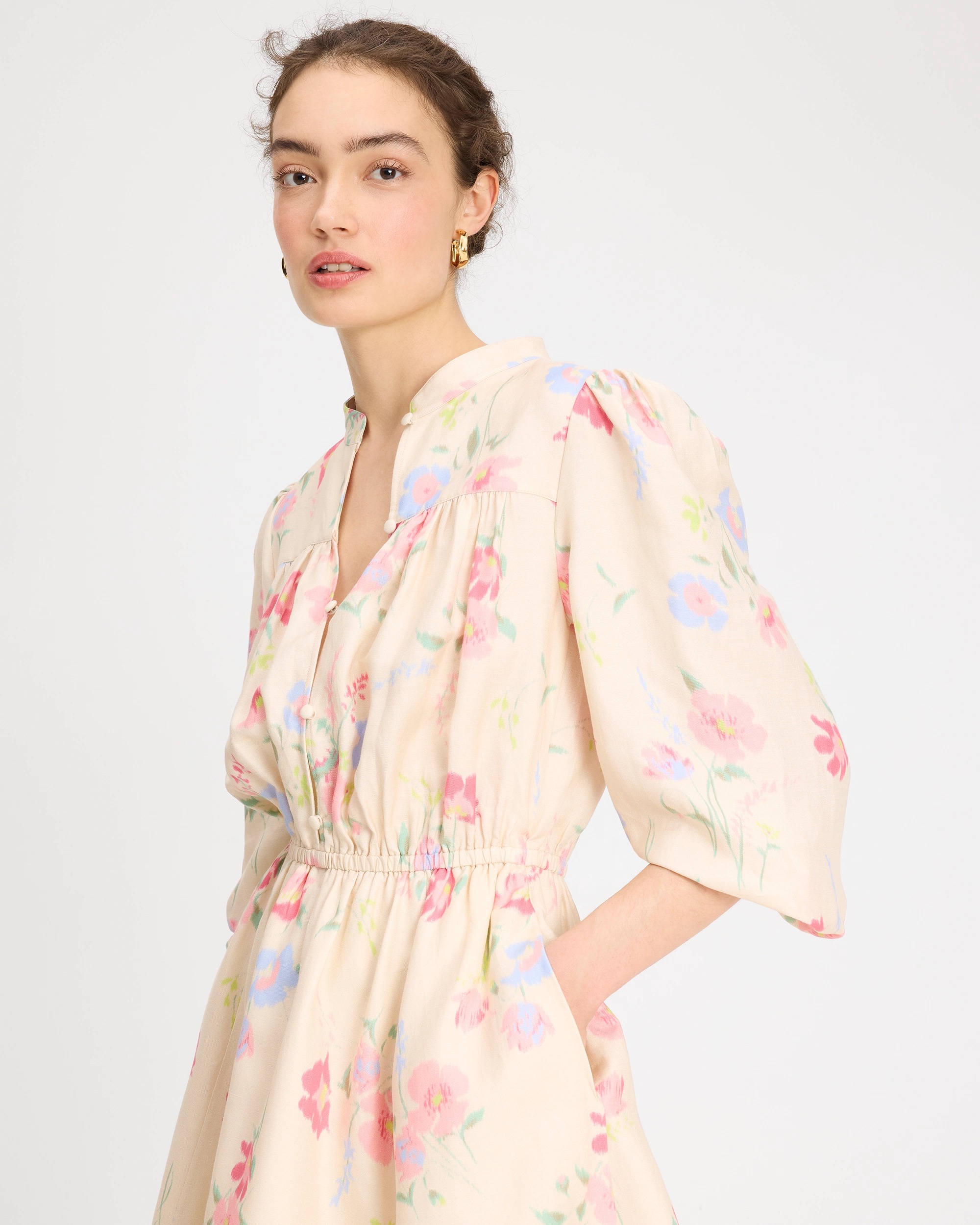 Kate Spade Whimsical Garden Belted Shirt Dress - Image 3