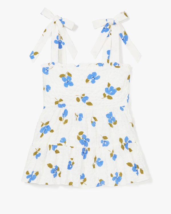 Kate Spade Painterly Bouquet Tiered Top