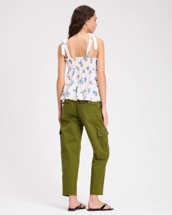 Kate Spade Painterly Bouquet Tiered Top