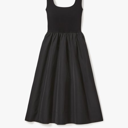 Kate Spade Mixed Media Midi Dress