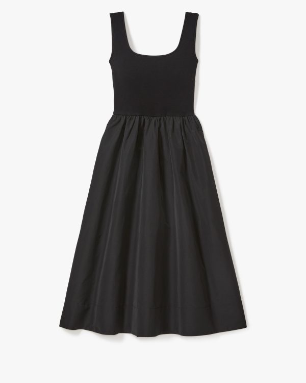 Kate Spade Mixed Media Midi Dress
