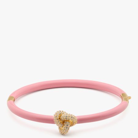 Kate Spade Double Knot Pave Hinged Bangle