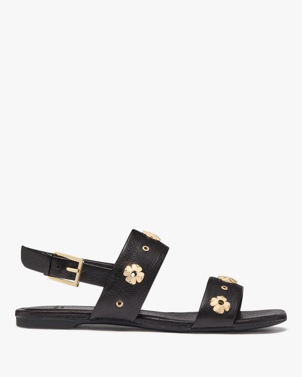Kate Spade Spade Flower Stud Flat Sandals