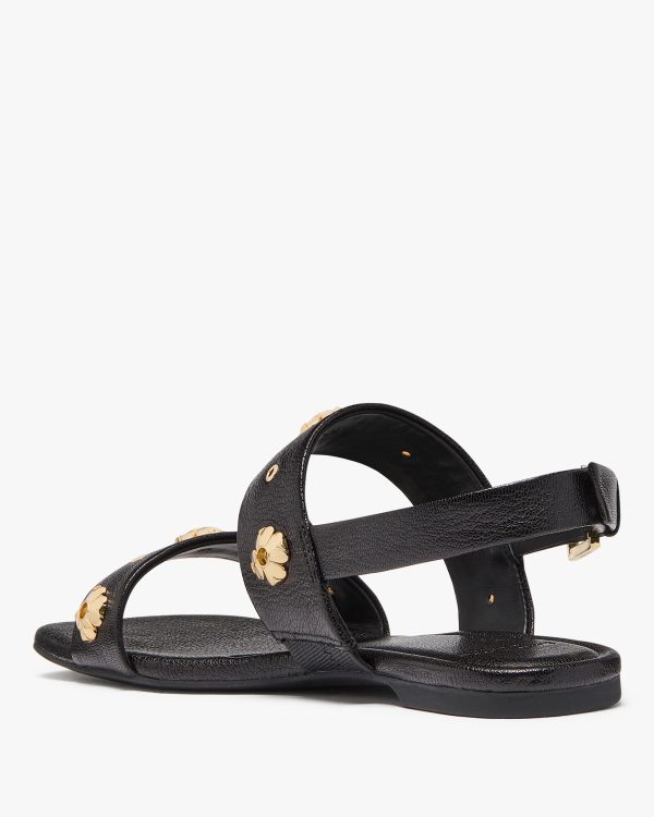 Kate Spade Spade Flower Stud Flat Sandals