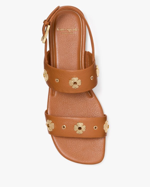 Kate Spade Spade Flower Stud Flat Sandals