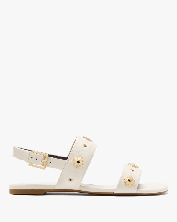 Kate Spade Spade Flower Stud Flat Sandals