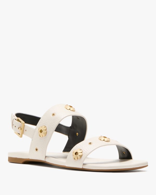 Kate Spade Spade Flower Stud Flat Sandals