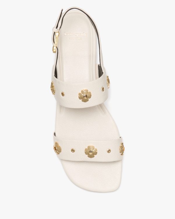 Kate Spade Spade Flower Stud Flat Sandals