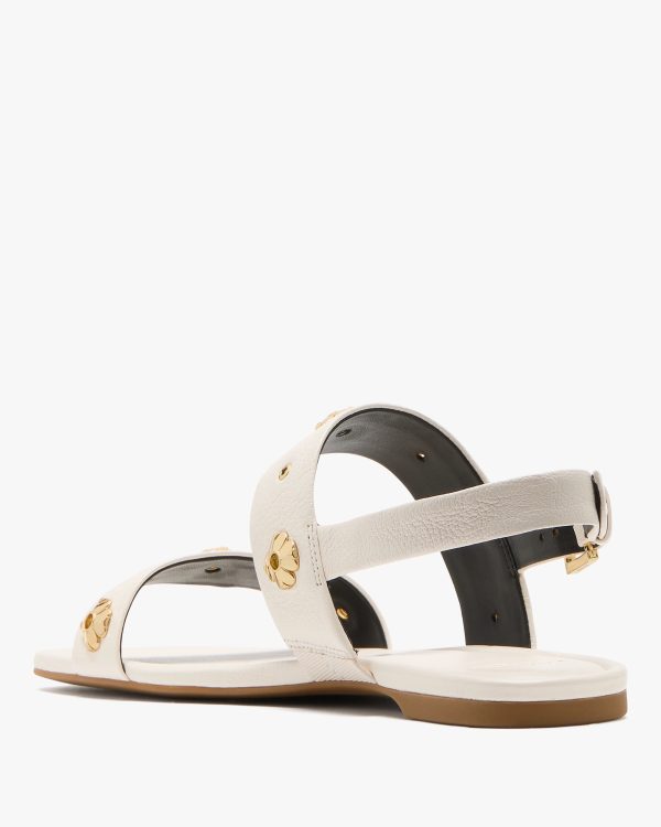 Kate Spade Spade Flower Stud Flat Sandals