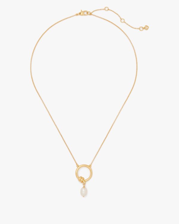 Kate Spade Ropes & Knots Statement Pendant